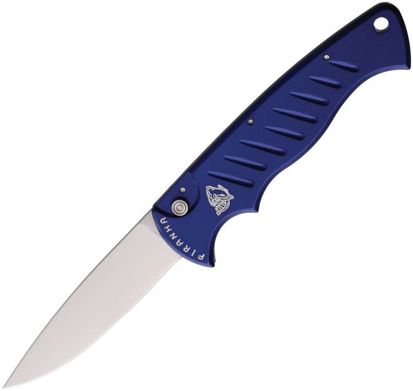 Piranha Auto Pocket Blue Mirror Finish Blade