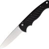 Piranha Knives Automatic Button Lock Folding Knife 3.25" 154CM Black