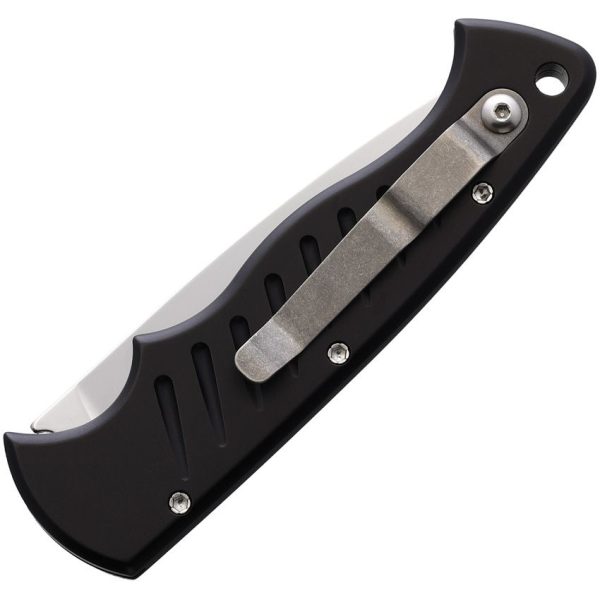 Piranha Knives Automatic Button Lock Folding Knife 3.25" 154CM Black