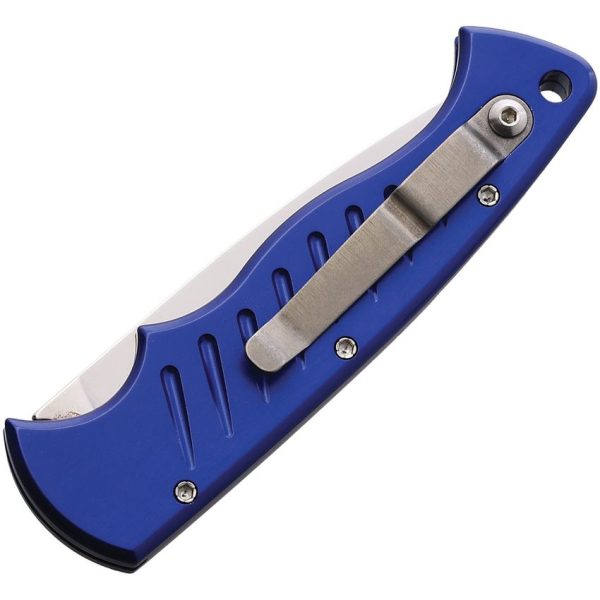 Piranha Auto Pocket Blue Mirror Finish Blade