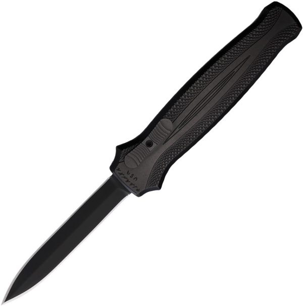 Piranha Rated-X OTF Black Cerakote Dagger
