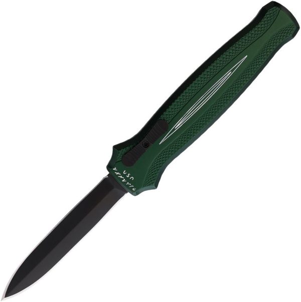 Piranha Rated-X OTF Green Cerakote Dagger