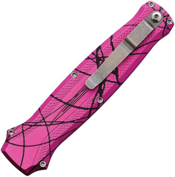Piranha Knives Auto Rated-X OTF Pink Dagger 3.5in