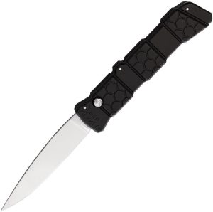 PKCP21BK.jpg Piranha Knives Auto 21 Button Lock Black Spear