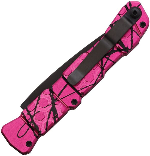 Piranha Auto 21 Button Lock Pink DLC Blade