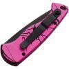 Piranha Auto Fingerling Button Lock Black Pink