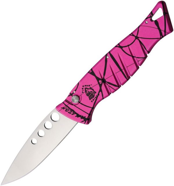 PKCP3PK.jpg Piranha Amazon Auto Button Lock - Pink Camo 154CM