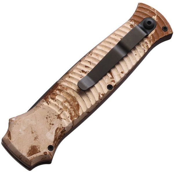 Piranha Auto Bodyguard Button Lock CPM S30V Camo