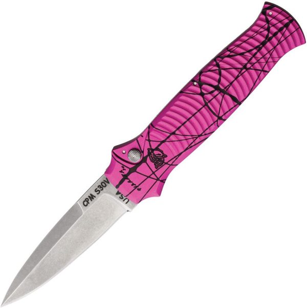 Piranha Auto Bodyguard Button Lock Black Pink