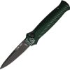 Piranha Auto Miniguard Button Lock - Green Spear CPM S30V