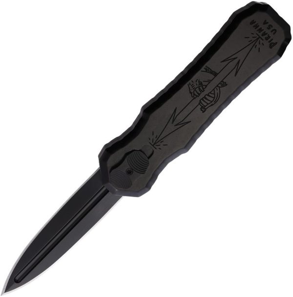 Piranha Auto Excalibur Tactical OTF - Black 154CM