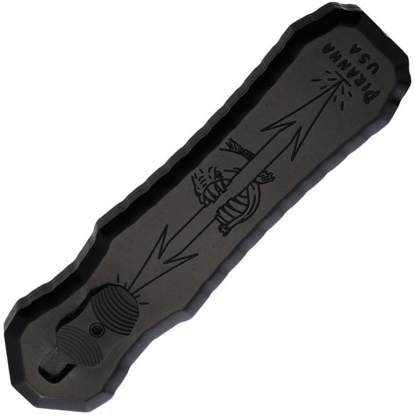 Piranha Auto Excalibur Tactical OTF - Black 154CM
