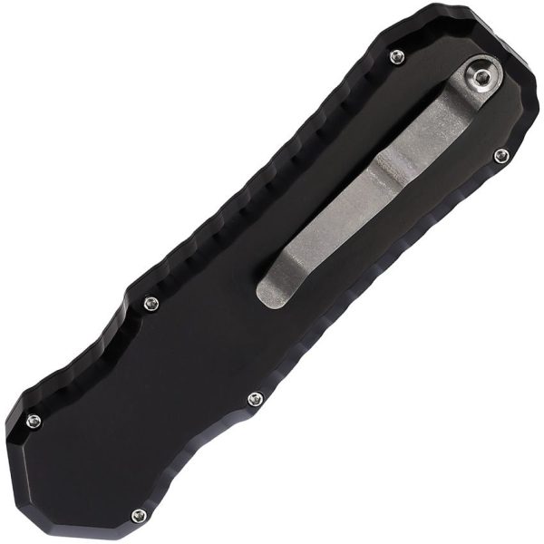 Piranha Auto Excalibur Tactical OTF - Black 154CM Dagger