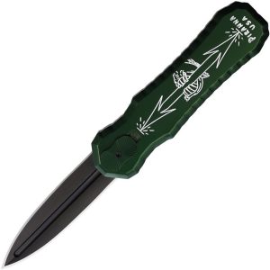 Piranha Auto Excalibur Tactical OTF - Green Aluminum
