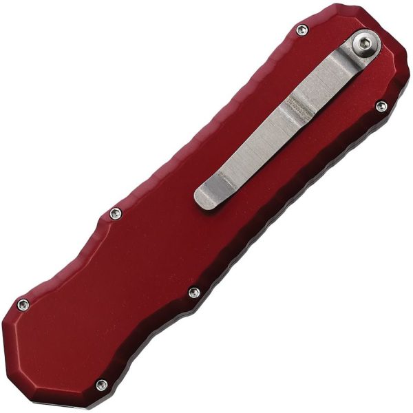 Piranha Auto Excalibur Tactical OTF - Red Aluminum