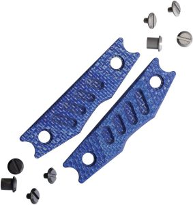 Petrified Fish Bison L Scales Blue Carbon Fiber