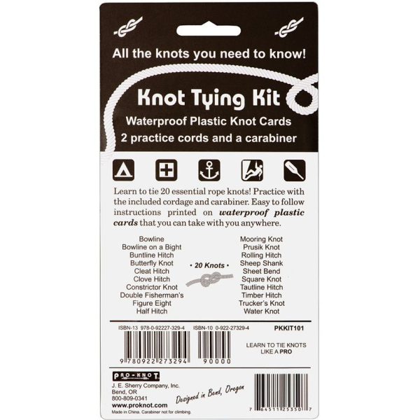 Pro-Knot Knot Tying Kit - 20 Essential Rope Knots