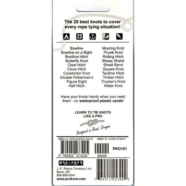 Pro-Knot Outdoor Knot Cards - Waterproof Reference