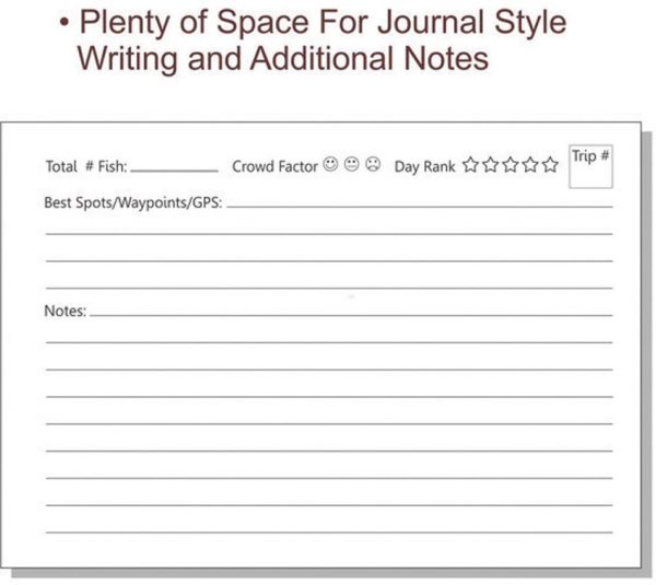 Pro-Knot Pro-Log Fish Record Log - Faux Leather