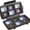 Pelican Memory Card Case - Black Polycarbonate