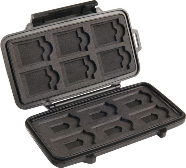 Pelican Memory Card Case - Black Polycarbonate