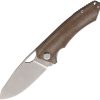 PMP Knives Spartan Linerlock Brown Micarta Bohler N690