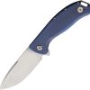 PMP Big Boy Framelock Blue 3.75" 14C28N Folding Knife