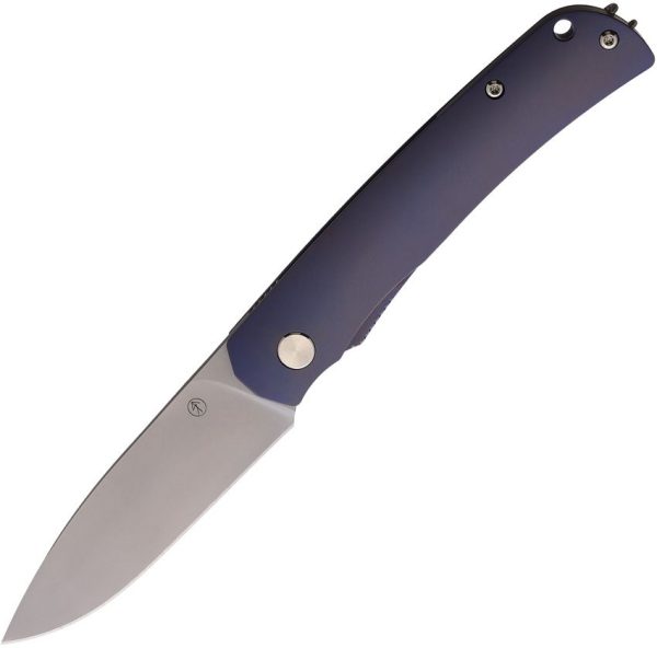 PMP User II Framelock Purple S90V Folding Knife Titanium