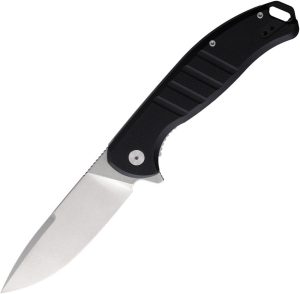 PMP Knives Bigboy XL Linerlock Folding Knife 14C28N Sandvik Black
