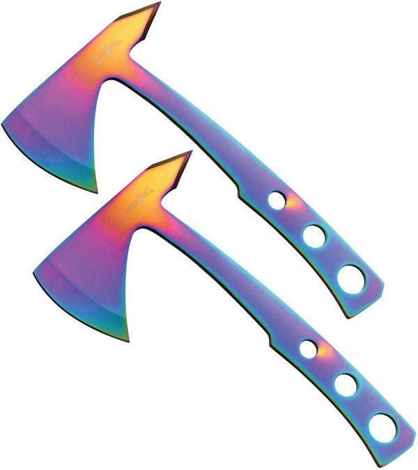 Perfect Point Throwing Axe Set Spectrum TiNi Stainless 2-Pack