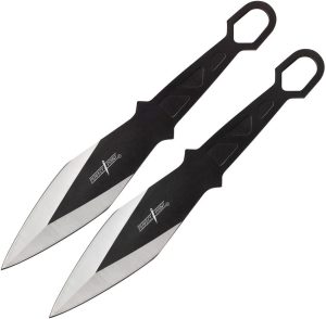 Perfect Point Throwing Knife Set - Two-Tone Tanto Pair