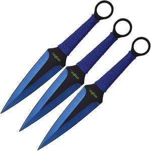 Perfect Point Throwing Knife Set Blue - 9 inches