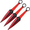 Perfect Point Throwing Knife Set Red - 9 inches