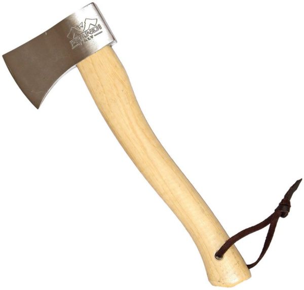 Prandi Yankee Hatchet Satin 15" Carbon Steel Axe Hickory Handle
