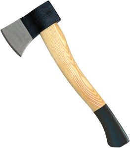PRAT4306L.jpg Prandi Yankee Style Throwing Hatchet Black Handle