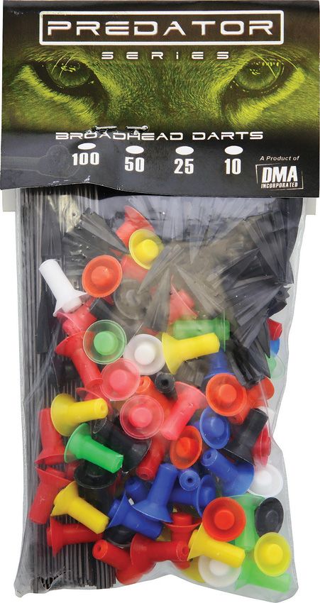 Predator Blowgun Broad Head Darts - Plastic