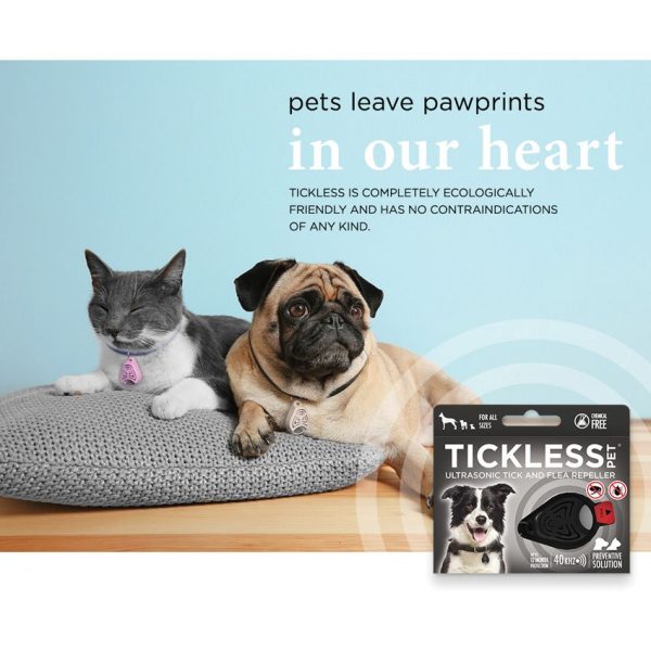 TICKLESS PRO101BL Ultrasonic Pet Repeller - Black