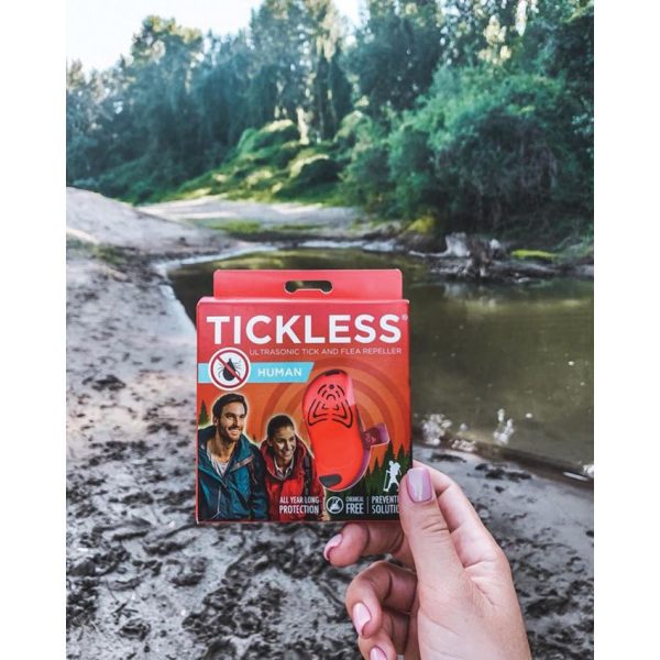 TICKLESS Ultrasonic Human Repeller - Orange 6.5ft Range