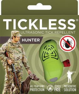 TICKLESS Hunter Ultrasonic Repeller - Green 6.5ft Range