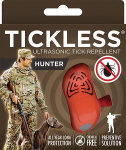 TICKLESS Hunter Ultrasonic Repeller - Orange 6.5ft Range