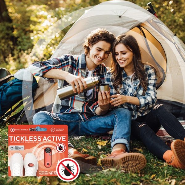 TICKLESS Active Rechargeable Tick Repeller - Orange