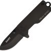 PeakSpec Dart Mini Framelock 1.75" Black 440C Stainless Folding Knife