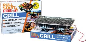 Pull Start Fire Grill Disposable Charcoal - 3 Hour Burn