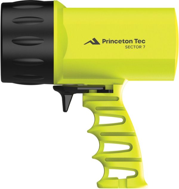 PT02725.jpg Princeton Tec Sector 7 Dive Light Neon Yellow 1600 Lumens