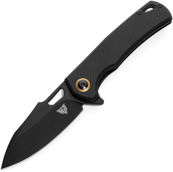 Patriot Tactical Shadowhawk 3" Linerlock Folding Knife Black