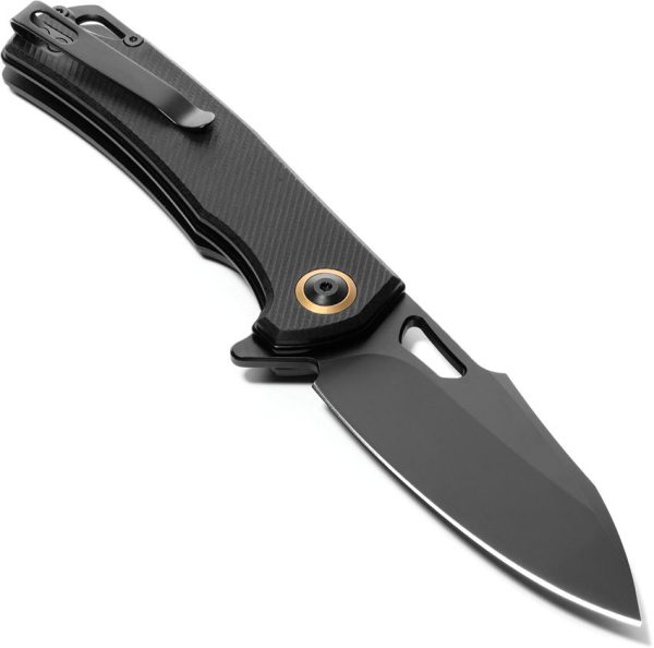 Patriot Tactical Shadowhawk 3" Linerlock Folding Knife Black