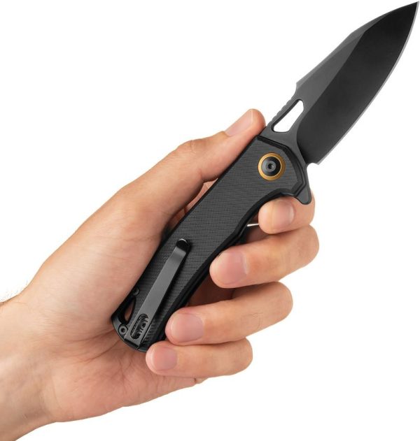 Patriot Tactical Shadowhawk 3" Linerlock Folding Knife Black