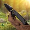 Patriot Tactical Shadowhawk 3" Linerlock Folding Knife Black