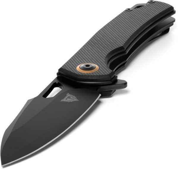 Patriot Tactical Shadowhawk 3" Linerlock Folding Knife Black