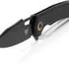 Patriot Tactical Shadowhawk 3" Linerlock Folding Knife Black